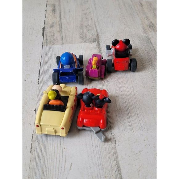 Disney Mickey Pluto Donald mini goofy car play set toy figure - Picture 10 of 10